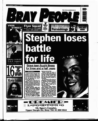 cover page of Bray People published on May 8, 2003
