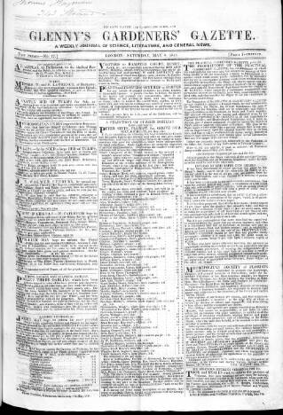 cover page of Court Gazette and Fashionable Guide published on May 8, 1841