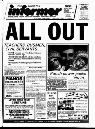 cover page of Kingston Informer published on May 8, 1987