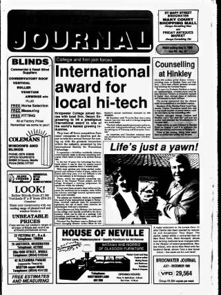 cover page of Bridgwater Journal published on May 5, 1990