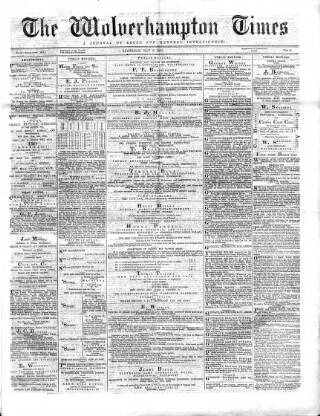 cover page of Midland Examiner and Wolverhampton Times published on May 8, 1875