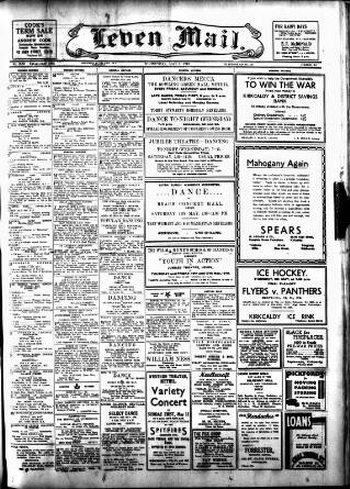 cover page of Leven Mail published on May 8, 1940