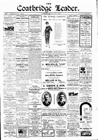 cover page of Coatbridge Leader published on May 8, 1920