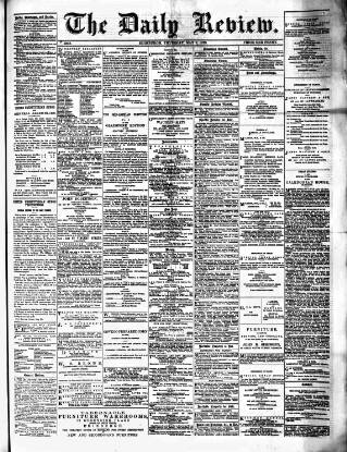 cover page of Daily Review (Edinburgh) published on May 8, 1879