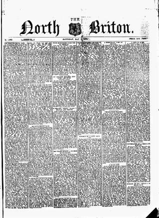 cover page of North Briton published on May 8, 1875