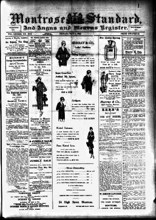 cover page of Montrose Standard published on May 8, 1925