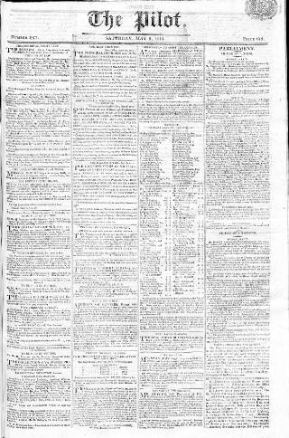 cover page of Pilot (London) published on May 8, 1813