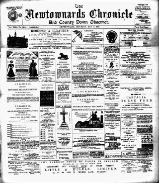 cover page of Newtownards Chronicle & Co. Down Observer published on May 8, 1897