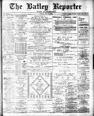 cover page of Batley Reporter and Guardian published on May 9, 1902