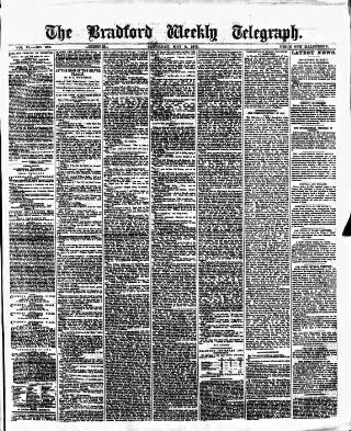 cover page of Bradford Weekly Telegraph published on May 8, 1875