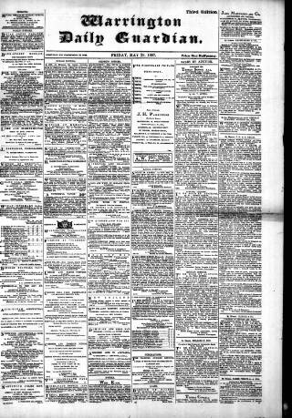 cover page of Warrington Daily Guardian published on May 28, 1897