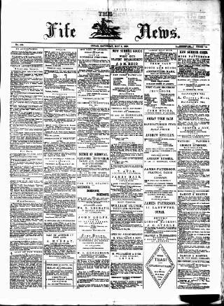 cover page of Fife News published on May 8, 1880