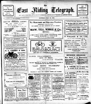 cover page of East Riding Telegraph published on May 30, 1903