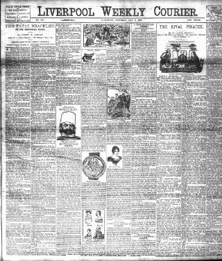 cover page of Liverpool Weekly Courier published on May 8, 1897