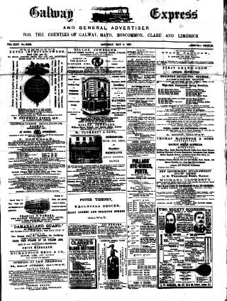 cover page of Galway Express published on May 8, 1897