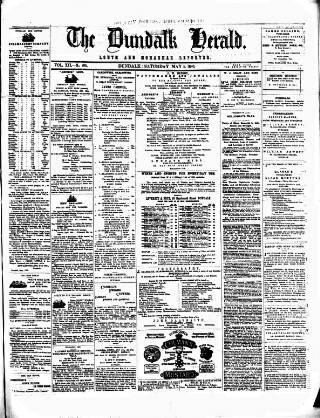 cover page of Dundalk Herald published on May 8, 1880