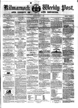 cover page of Kilmarnock Weekly Post and County of Ayr Reporter published on May 9, 1863