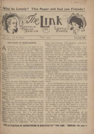 cover page of Link published on May 1, 1919