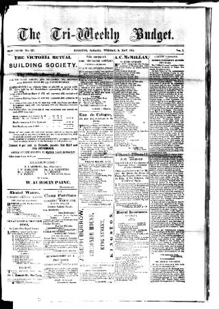 cover page of Budget (Jamaica) published on May 8, 1888