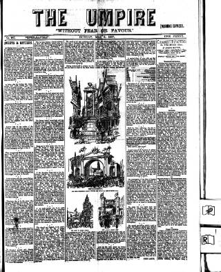 cover page of Empire News & The Umpire published on May 8, 1887