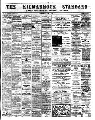 cover page of Kilmarnock Standard published on May 8, 1880