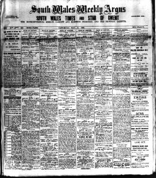 cover page of South Wales Weekly Argus and Monmouthshire Advertiser published on May 8, 1909