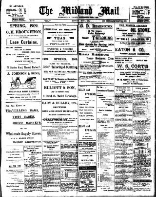cover page of Midland Mail published on May 8, 1909