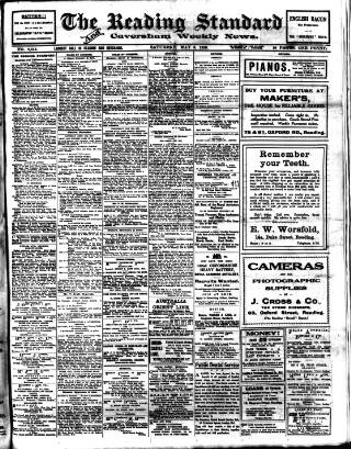 cover page of Reading Standard published on May 8, 1915