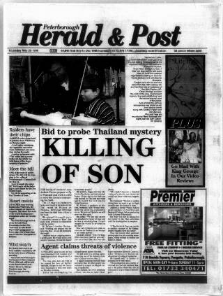 cover page of Peterborough Herald & Post published on May 23, 1996