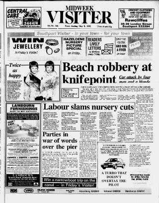 cover page of Midweek Visiter (Southport) published on May 8, 1992