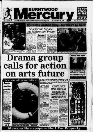 cover page of Burntwood Mercury published on May 8, 1997