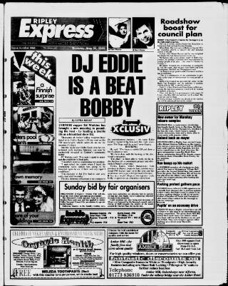 cover page of Ripley Express published on May 25, 1995