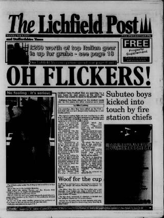 cover page of Lichfield Post published on May 8, 1997