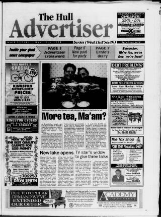 cover page of West Hull Advertiser published on May 19, 1999