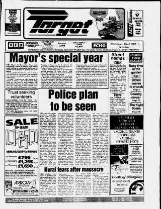 cover page of Horncastle Target published on May 8, 1996
