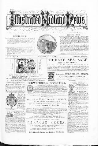 cover page of Illustrated Midland News published on May 14, 1870