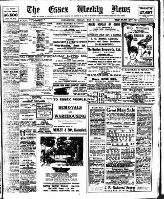 cover page of Essex Weekly News published on May 8, 1914