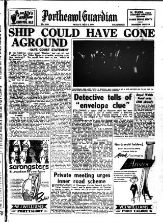 cover page of Porthcawl Guardian published on May 8, 1959