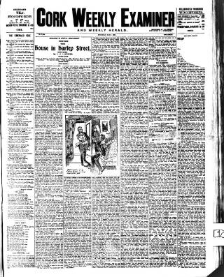 cover page of Cork Weekly Examiner published on May 8, 1909