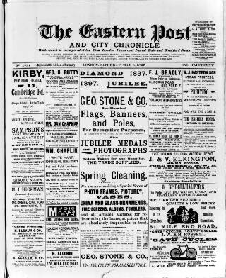 cover page of Eastern Post published on May 8, 1897
