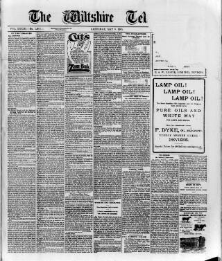 cover page of Wiltshire Telegraph published on May 8, 1909
