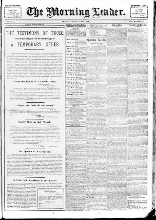 cover page of Morning Leader published on May 8, 1903