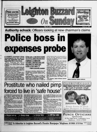 cover page of Leighton Buzzard on Sunday published on May 23, 1999
