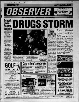 cover page of New Observer (Bristol) published on May 8, 1998