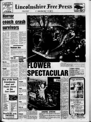 cover page of Lincolnshire Free Press published on May 8, 1984