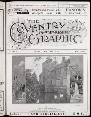 cover page of Coventry Graphic published on May 8, 1914