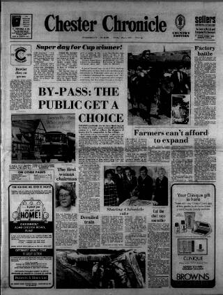 cover page of Chester Chronicle published on May 9, 1975
