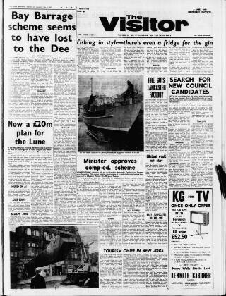 cover page of Morecambe Visitor published on May 9, 1973