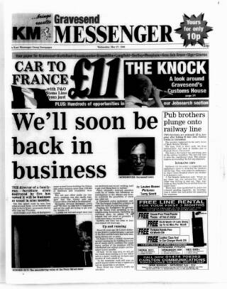 cover page of Gravesend Messenger published on May 27, 1998