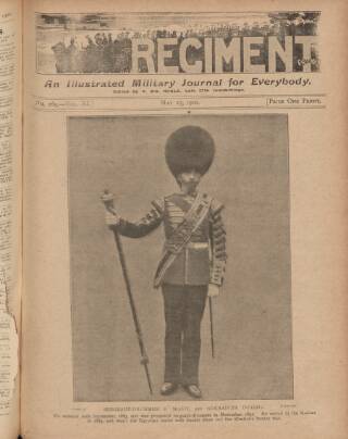 cover page of The Regiment published on May 25, 1901